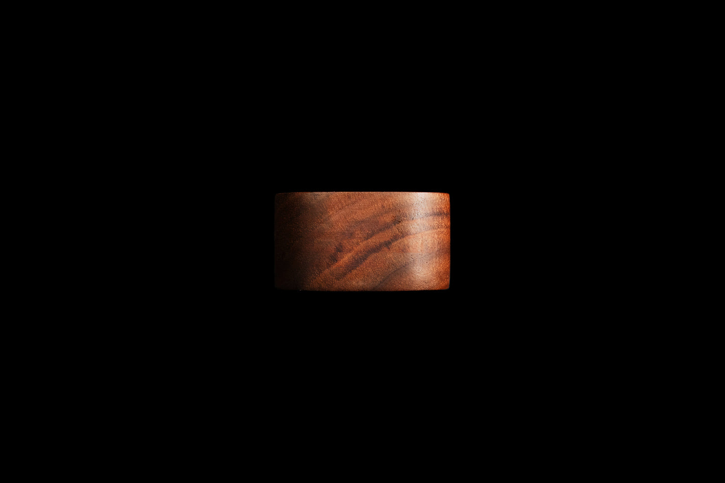 Business card stand side view