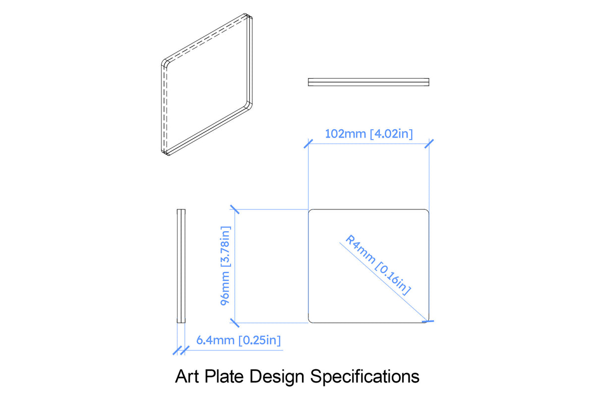 Art Plate short height diagram