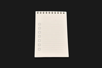 To-do page of the notebook