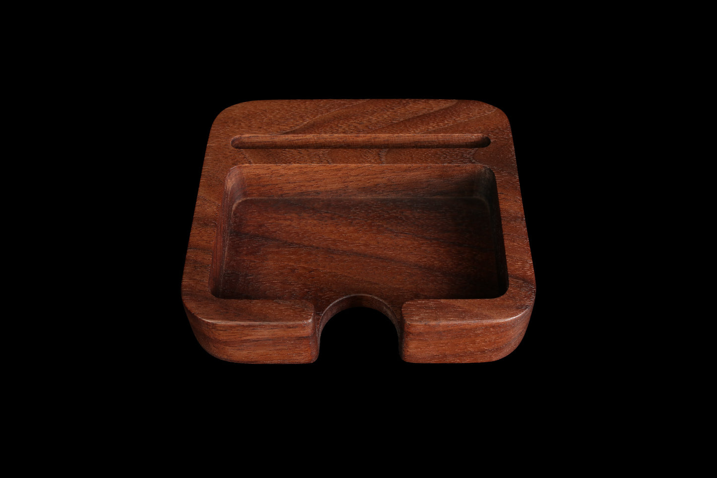 Business card caddy from slightly above