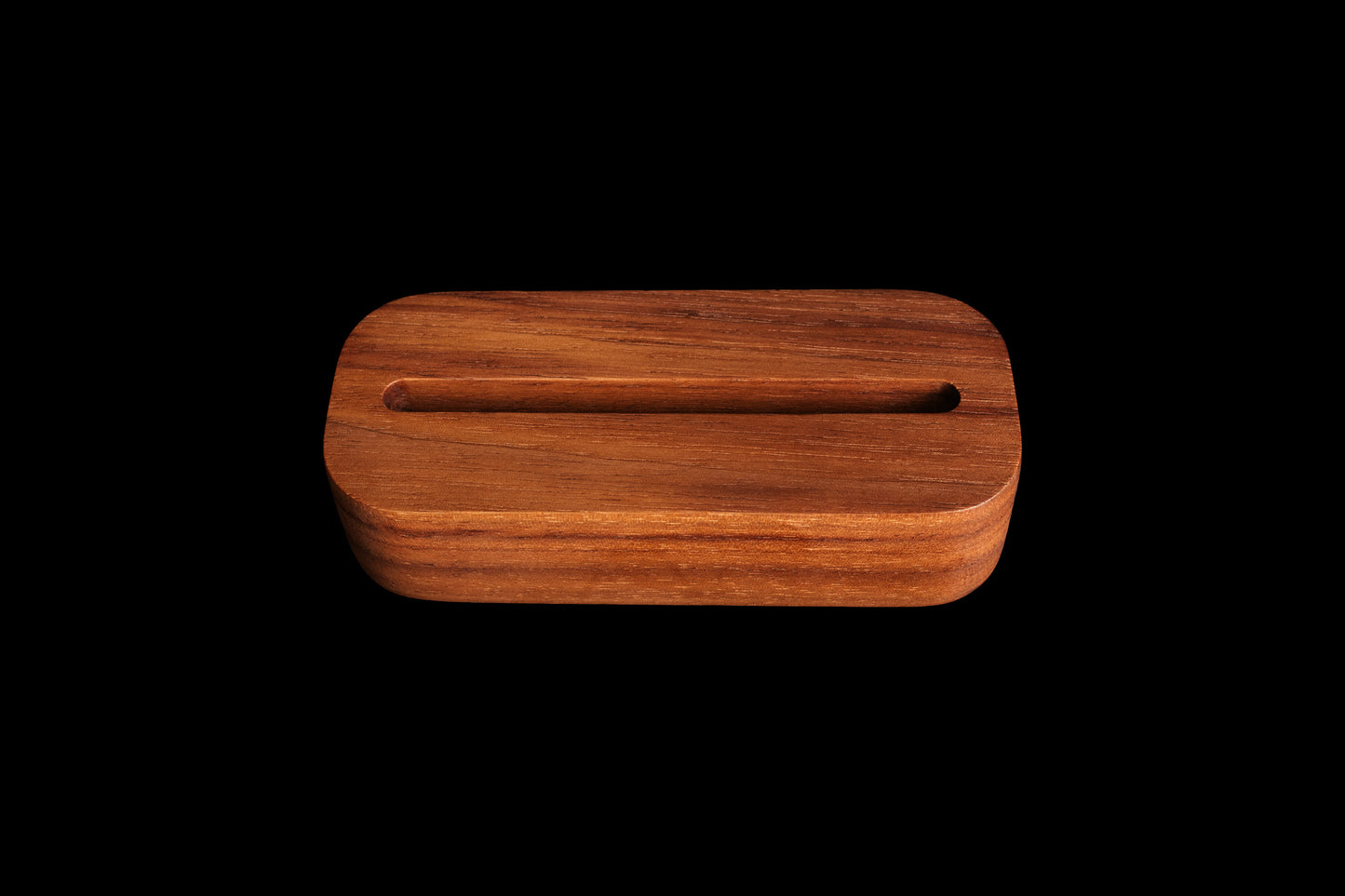 Business card stand top front