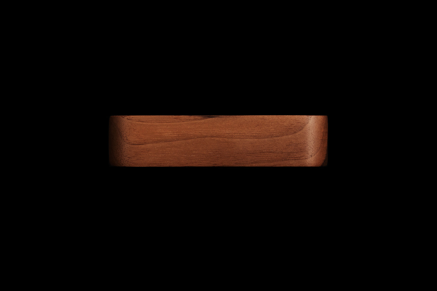 Business card caddy side profile