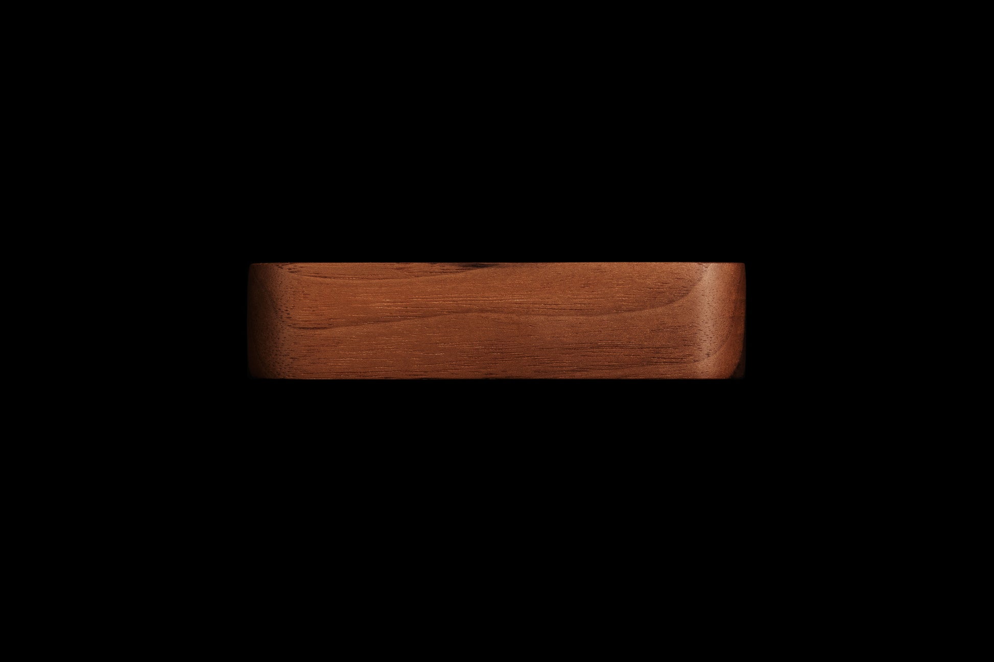 Business card caddy side profile