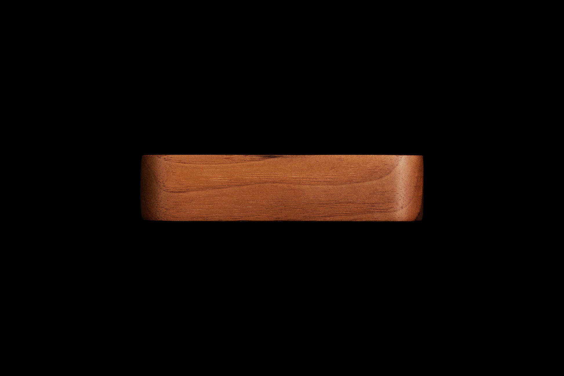 Business card stand front edge
