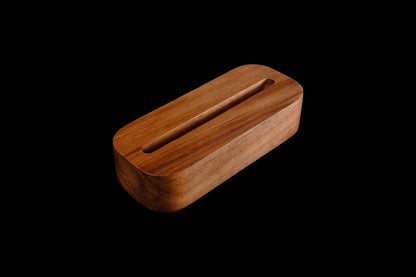 Business card stand top angle