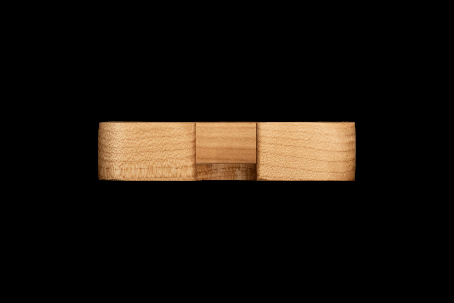 Maple card caddy front view