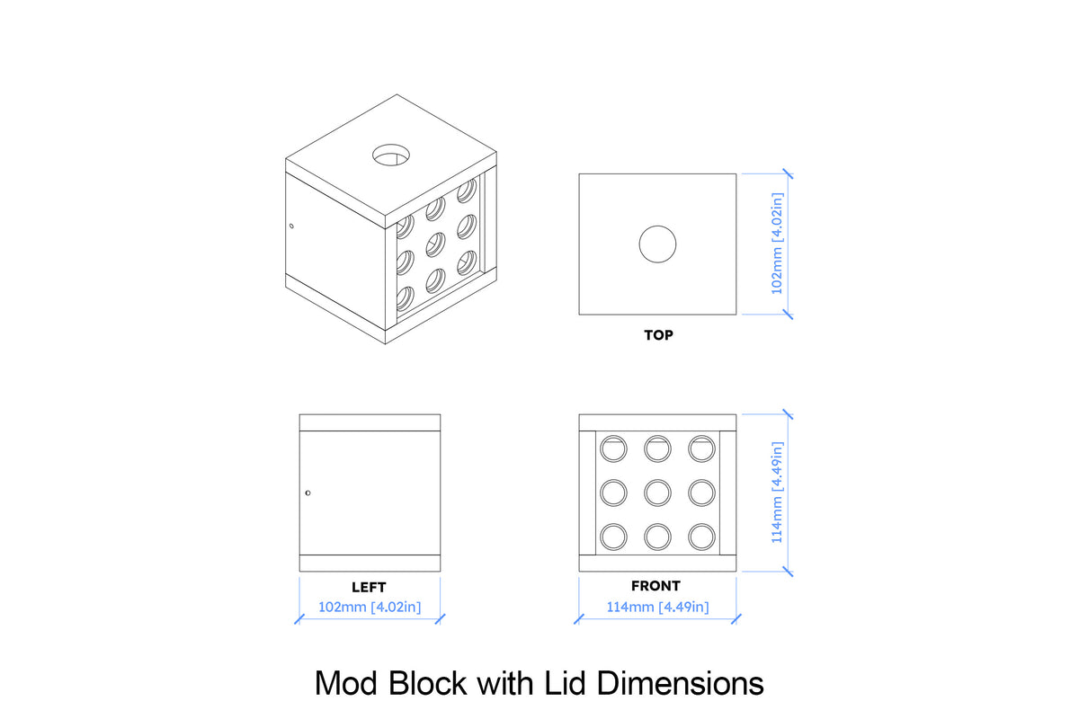 Mod Block with Lid diagram