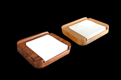 One Dark Mode sticky note caddy, one Light Mode sticky node caddy