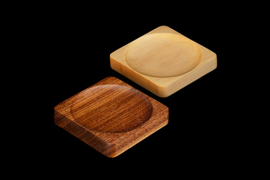Walnut and maple spoon rest